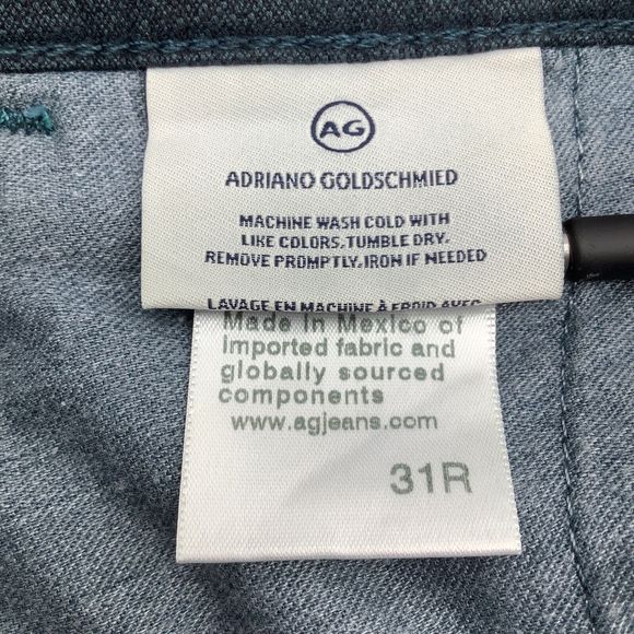 AG Mens The Rutgear Relaxed Pleated Crop Pants Size 31R - Picture 9 of 10